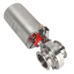 Food Industry Butterfly Valve with Stainless Steel Structure and ISO9001