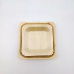 Square Eco Friendly Birch Disposable Wooden Tableware For Sushi Fish Ball Dim