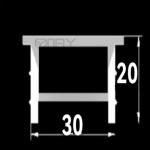 IP68 Silicon Profile Extrusion Rubber Neon Tube 30*20mm Outdoor LED Neon