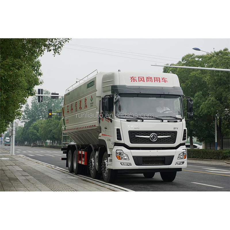 Dongfeng LHD RHD Livestock Feed Truck Animal 8X4 Bulk Feed Truck
