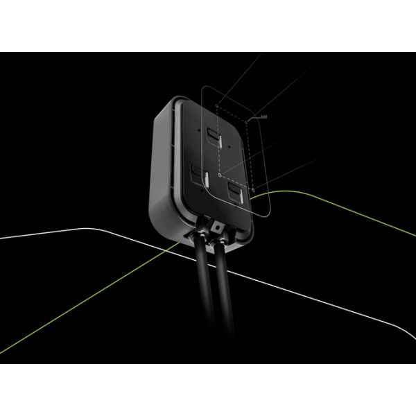 Wallbox EV Charging Station With Smart APP/WIFI/RFID 22KW/11KW/7KW Type 2 5M Cable 32A/16A 1/3 Phase  IEC 62196-2 Plug 6
