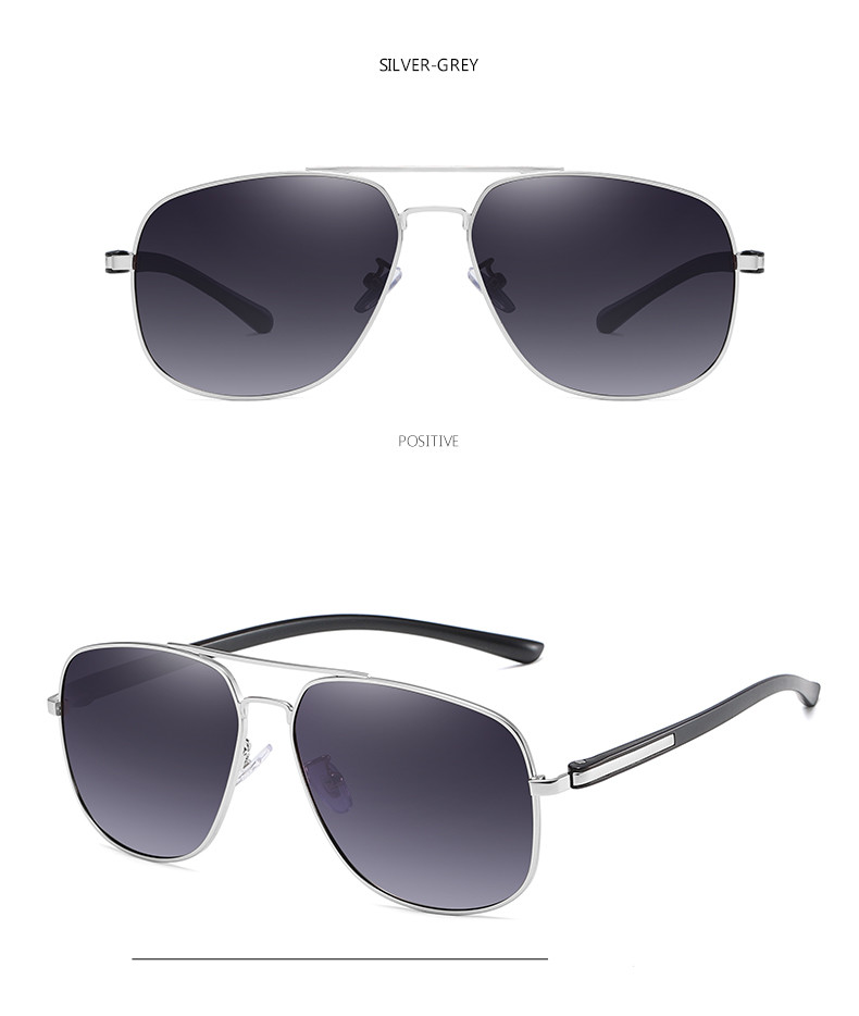 Unique Trending Uv400 Polarized Sunglasses BSCI Square Ocean Lens