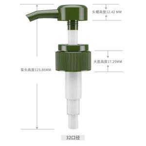 China Customized Inclined Cap Empty Bottle Pump 32 Caliber PET / PP wholesale