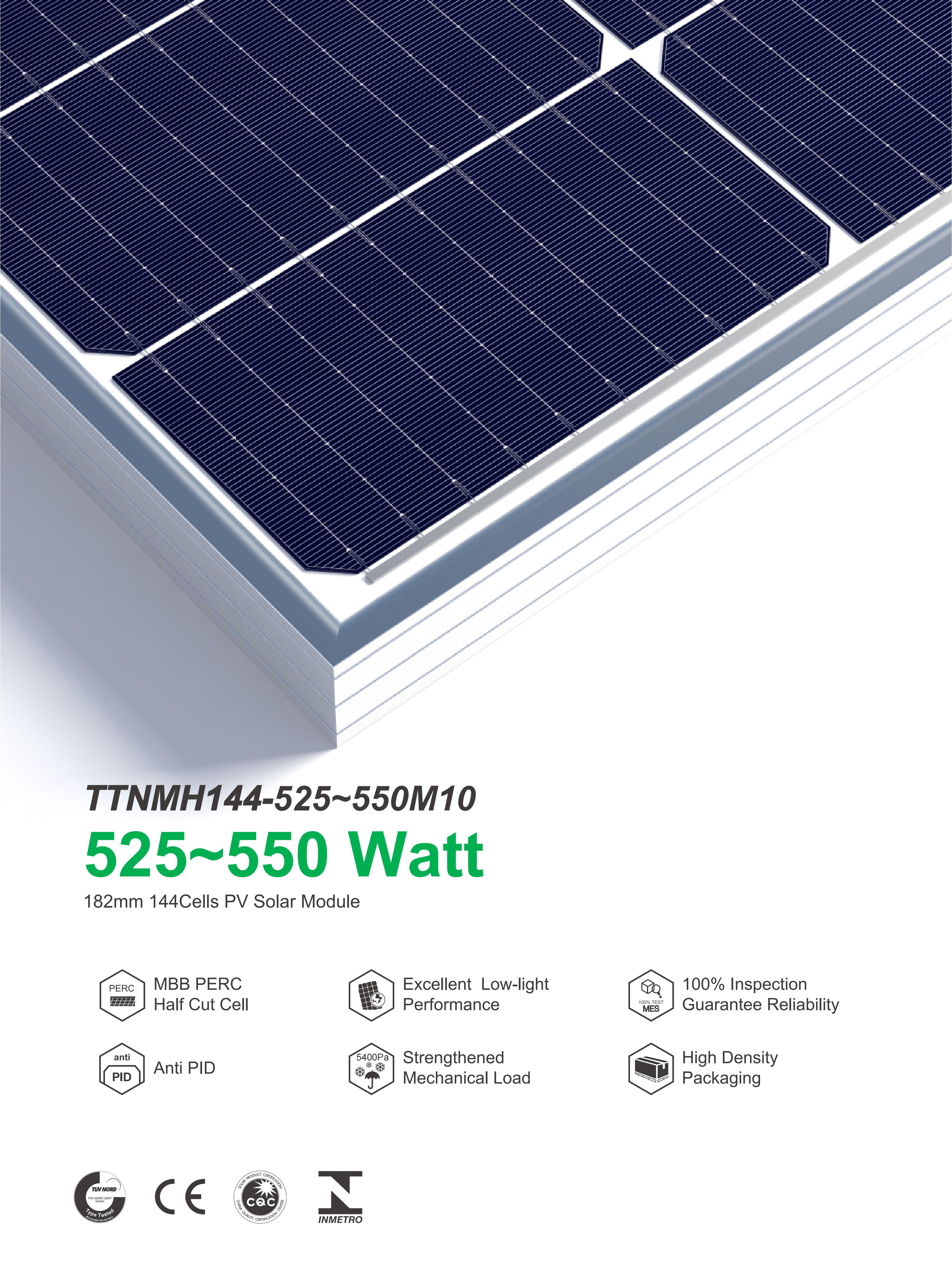 Risen Ja Trina Jinko Longi Perc Half Cell 400w 450W 500w 550W 600w Solar Panel Bifacial Solar Modules Bifacial Solar Panel