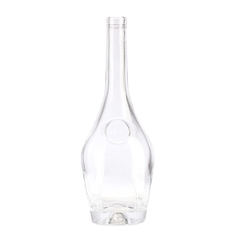Clear Glass Body Material Wine Vodka Bottle 500ml 750ml Whiskey Bottle