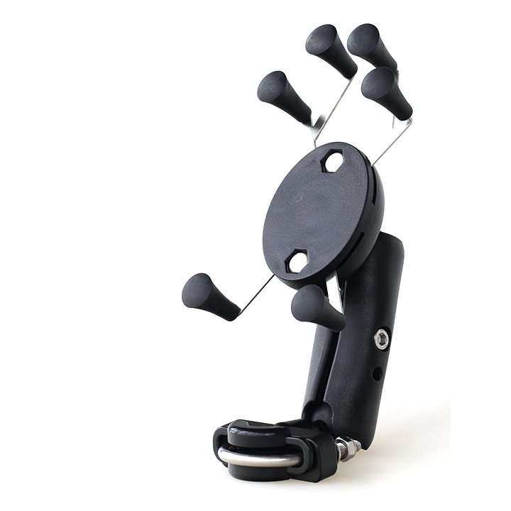 Anodizing 6 Claws X Claw Motorcycle Phone Mount Anti Skid Phone 8 Use