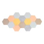 Soundproof PET Acoustic Panels Hexagon Polyester 3mm 25mm