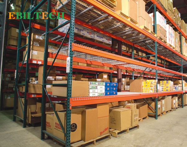 Q235 b Steel Teardrop Pallet Rack , Warehouse Teardrop Pallet 800 - 2500kgs / pallet