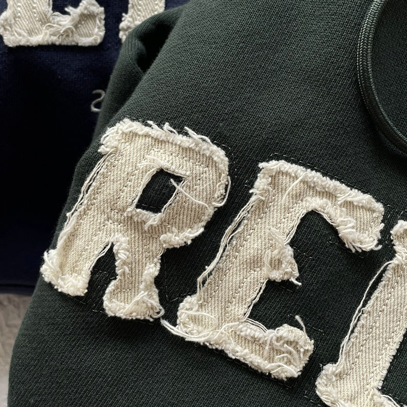 High Weight Cotton Custom Embroidered Hoodies in Vintage Distressed Style for Men