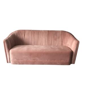 China Hot 2018 New design red velvet tufted living room furniture sofa,velvet fabric lining room sofa wholesale