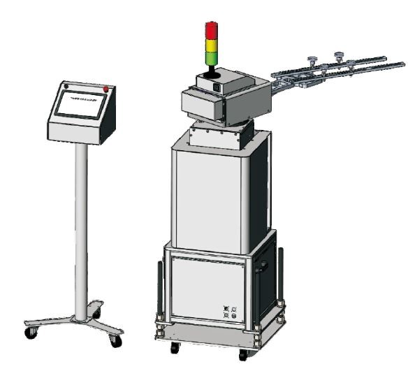 Industrial Painting Robot Arm , Automatic Robotic Arm 900 * 580 * 1600mm