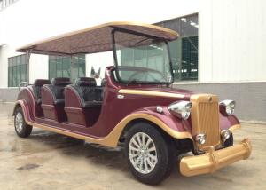 China 8 Person Classic Golf Cart Electric Powered Golf Club Cart With Aluminum Chassis wholesale