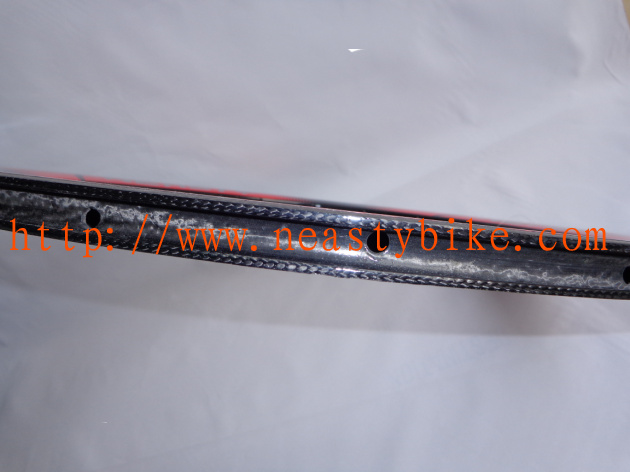Road carbon rim,Full Carbon rims;60mm Tubular/clincherT700C red Rims