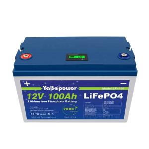 China Lifepo4 12v 100ah Lithium Iron Phosphate Battery Pack Electric Bike Golf Carts Boats wholesale