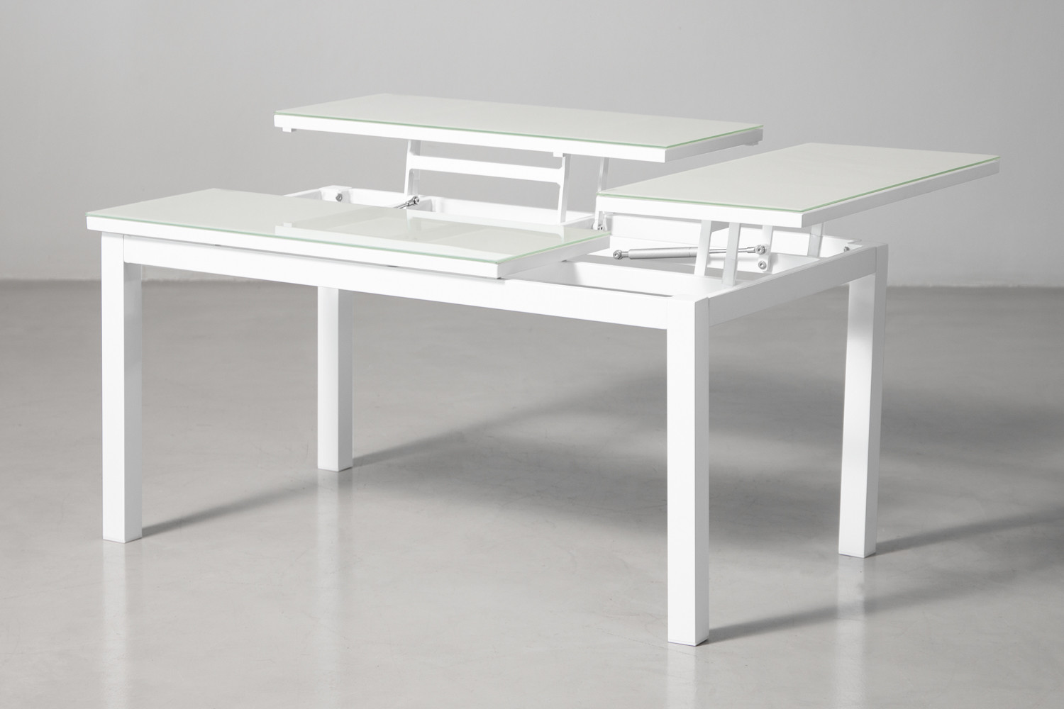 Modern Design Style Aluminum Patio Furniture Set with Adjustable Table and Dining Set