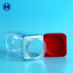Food Grade Plastic Biscuit Containers Dry Nuts Storage Clear Plastic Cans