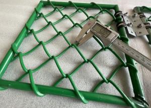China Green Color 5mm Wire Diameter PVC Coated Chain Link Helideck Safety Net For Delideck Safety Use wholesale