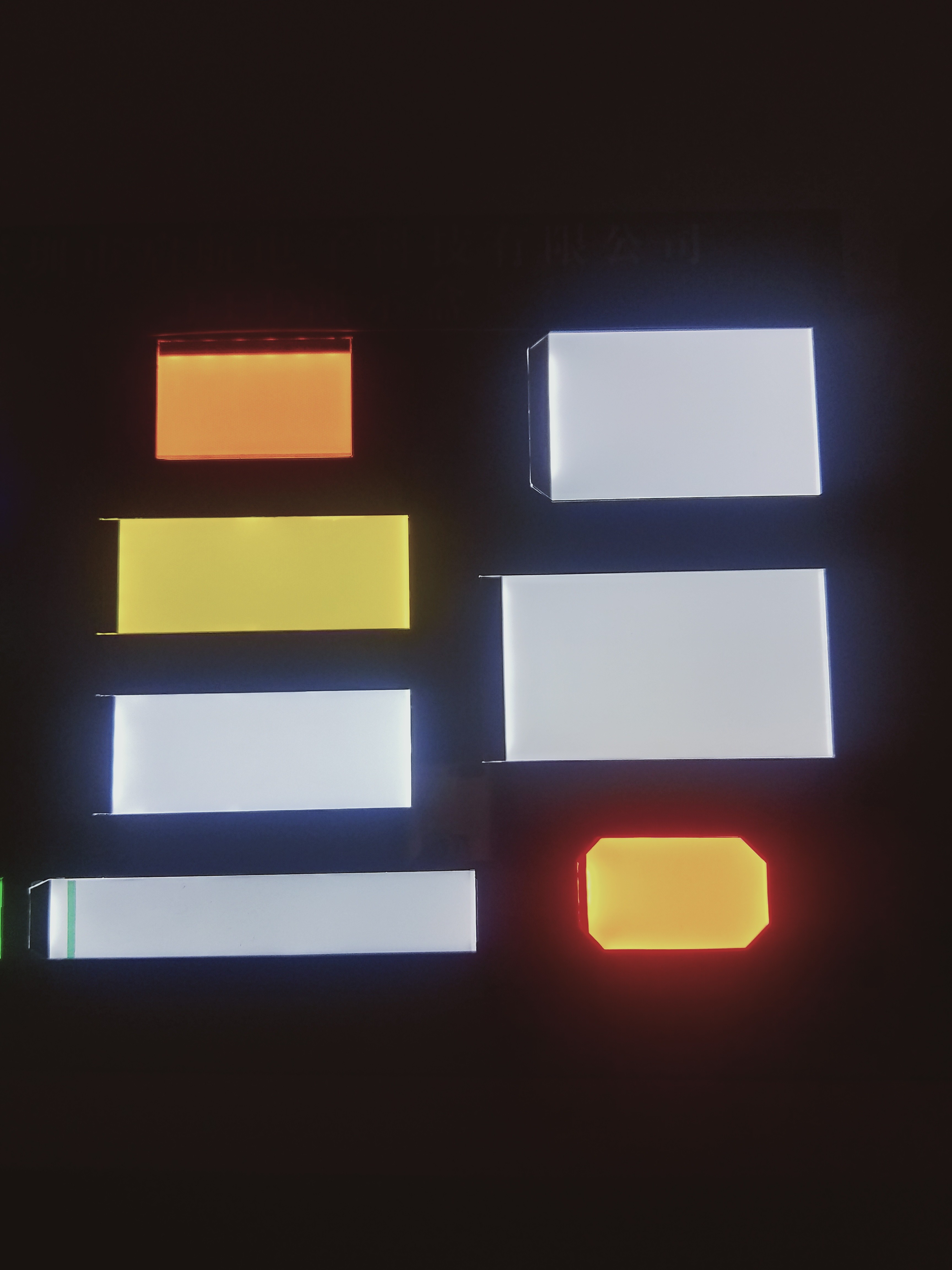 High Brightness White RGB DC 3V LED Backlight For LCD Display Module