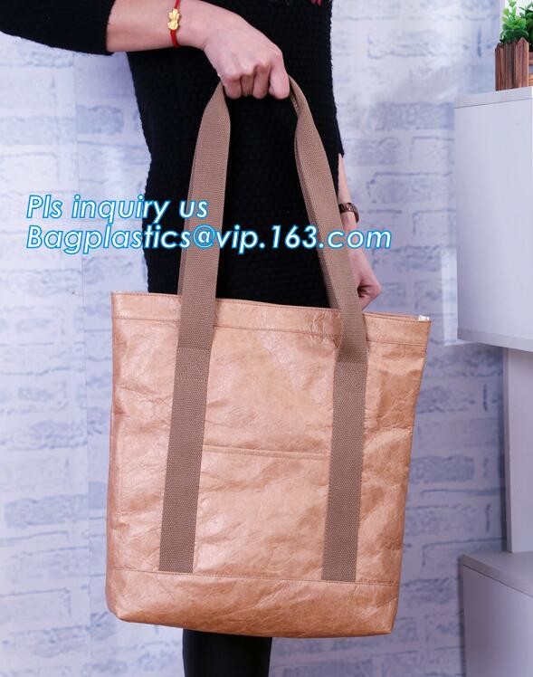 Dupont Tyvek PU coated shopping bag PU coated Tyvek bag PU coated tyvek eco bag,Tote Bag Cotton With Logo Printing Tyvek