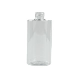 China 10oz 24mm 300ml PET Collar Short Lotion Bottle for Conditioner Shampoo Washing Gel Cream wholesale