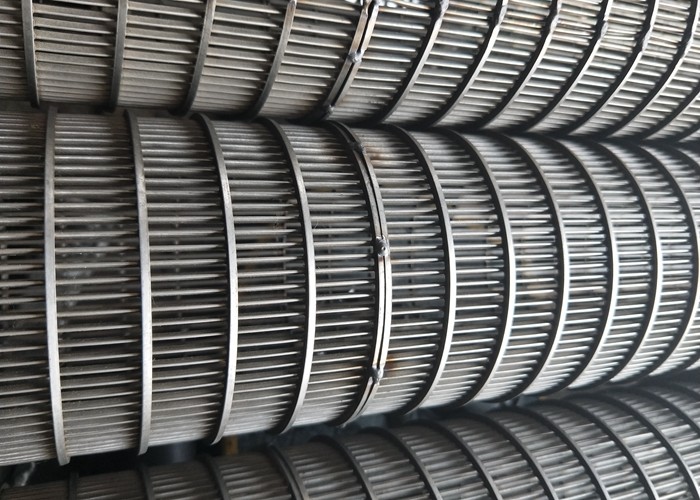 304 Stainless Steel Tube Well Water Filter Johnson V Wire Screen For Water Treatment