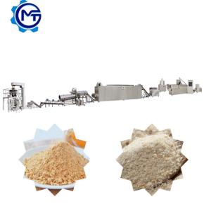 China Food Grade SS201 Panko Double Screw Extruder Bread Crumb Machine wholesale