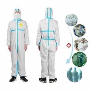 China Waterproof Medical Disposable Isolation Gown Good Tensile Resistance wholesale