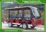 Blue Electric Sightseeing Bus Trojan Battery Powered Electric Tour Bus