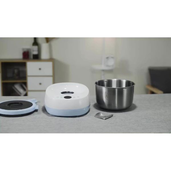 Mini Automatic 220v Bread Dough Making Machine Electric Plastic Stainless Steel