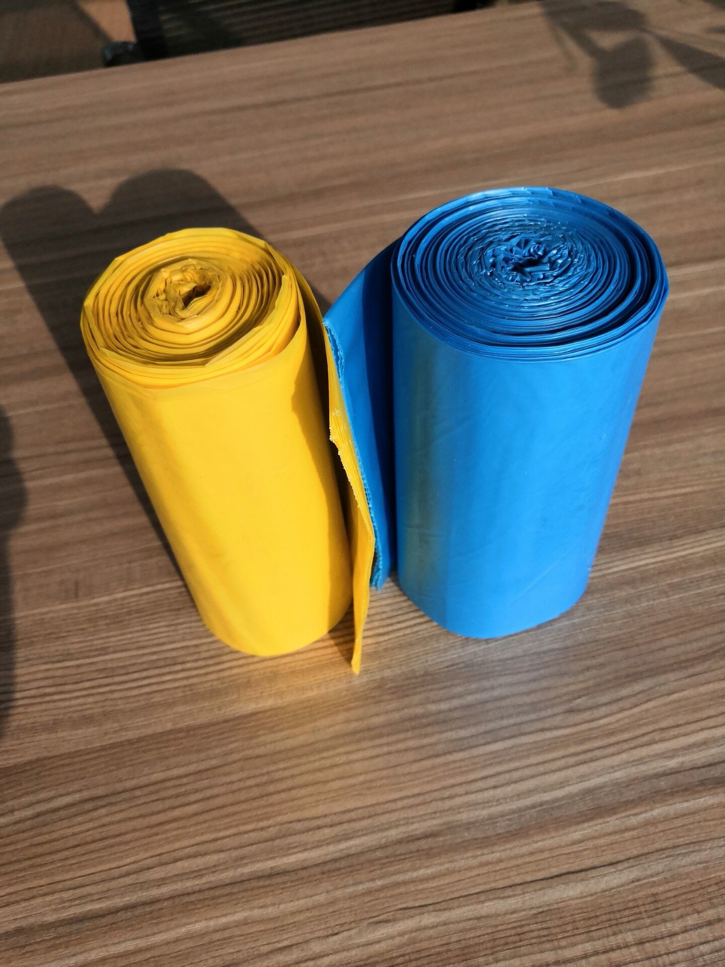 Disposable Or Recycled Plastic Garbage Bags On Roll Custom Printed Non Toxic