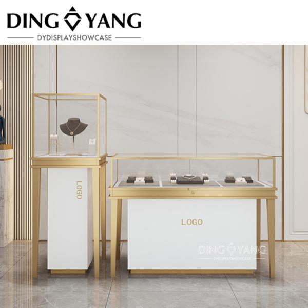 Jewelry Display Counter , Beauty Design Style Durable Sophisticated Enclosed