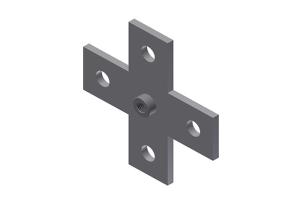 China Cross Plate With Nut wholesale