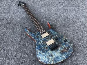 China Custom Earts Electric Guitar with African Mahogany Body Black Hardware wholesale
