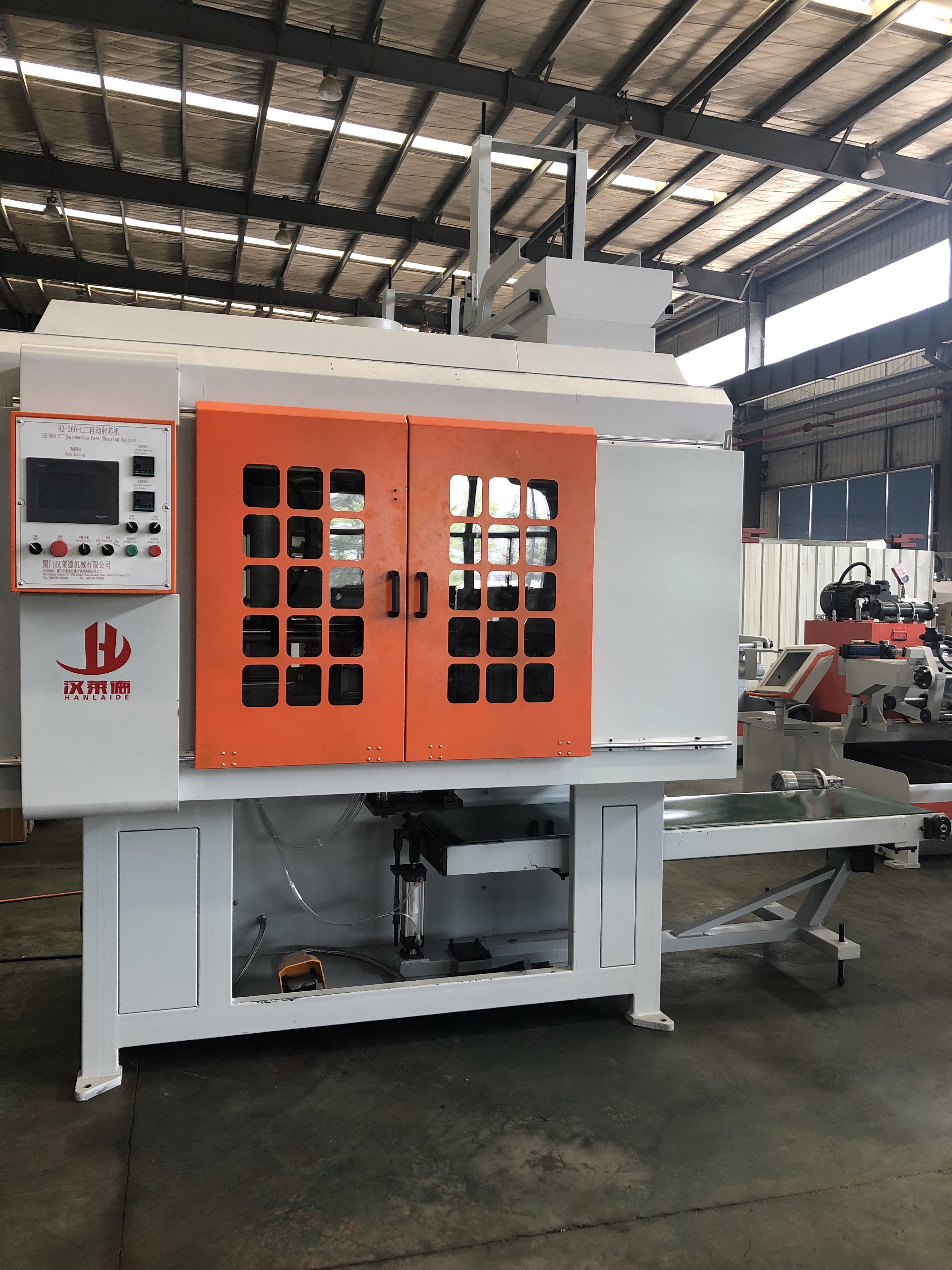 Buffing Flexible Robotic Arms Sand Core Making Machine Electronic Control