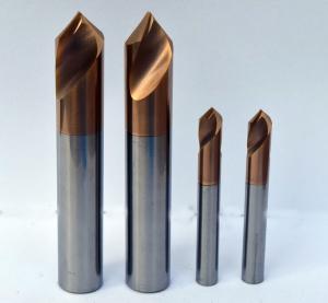 China 90 Degree Chamfer End Mill With 10mm Diameter 75mm Length AlTiN Coating wholesale