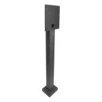 54" Black Steel Gooseneck Stand Metal Fabrication Parts ISO9001 Approval