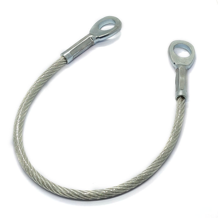 Plastic Coated Ss316 Wire Rope Fittings For HVAC Ducting