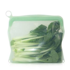 China 56 Oz Leakproof Dishwasher Safe Reusable Silicone Food Bags wholesale