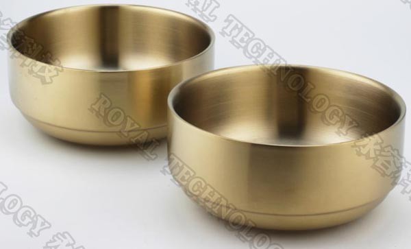 IPG TiN Gold Vacuum Coating Systems , Stainless Steel Tableware TiN Hard Coating
