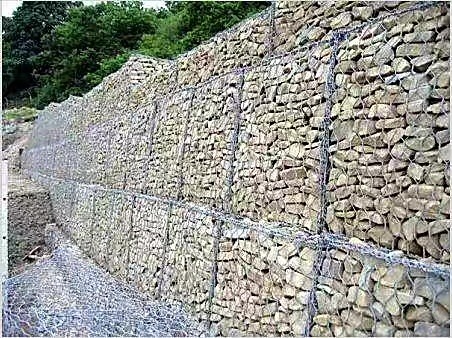 Iron 2 X 1 X 1m Pvc Coated Gabion Wire Mesh For Cages