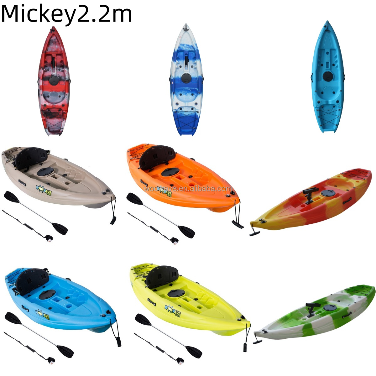 Competition Kids Kayak Canoe/Kayak WOOWAVE Inflatable NO with Standard Features leash