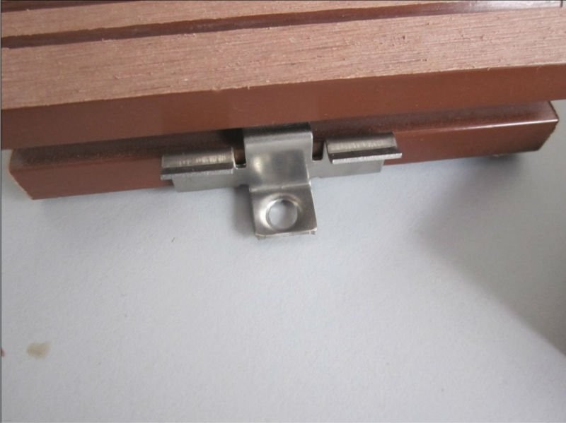 High Quality OEM Custom Easy Installation Stainless Steel WPC Decking Clips For Wooden Connectors