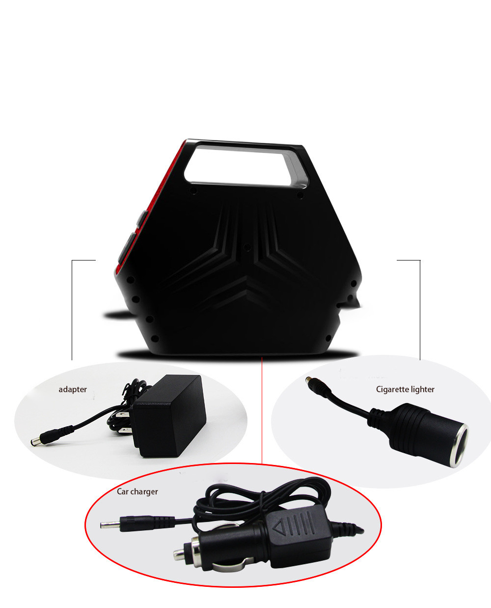 Uninterupted power source Outdoor camping energy storage power supply power inverter 100w