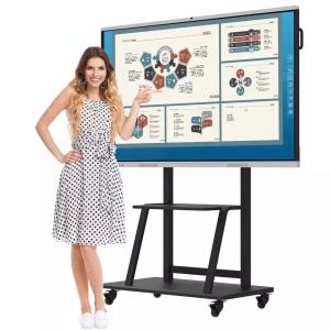 China HDFocus 4K LCD Panel 85 Inch Interactive Whiteboard Smart 3840x2160 wholesale