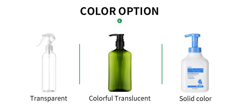 Translucent Amber PET Plastic Shampoo Bottles 260ML Square Shape For Men