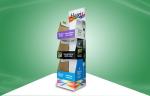 Stable PDQ Cardboard Advertising Display Recyclable Matt PP lamination