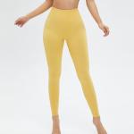 Nude Butt Lifting Workout Leggings Nylon Skin Friendly Seamless Gym Pants