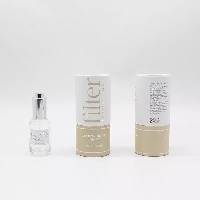 Custom Printing Paper Cosmetic Tubes , CMYK Cardboard Cylinder For Essential Oil