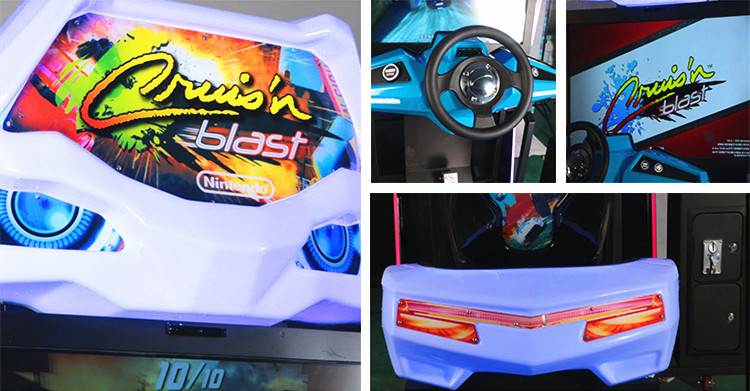 Dynamic Cruisin Blast Car Racing Arcade Machine Video Simulator 12 Months Warranty