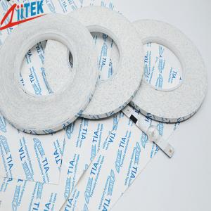 China Die Cutting Round Shape Thermal Adhesive Tape Double Sided White wholesale